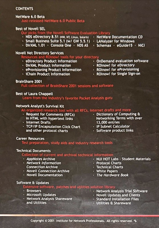 2001 Vintage Novell Technical Resource DVD - Excellent gallery