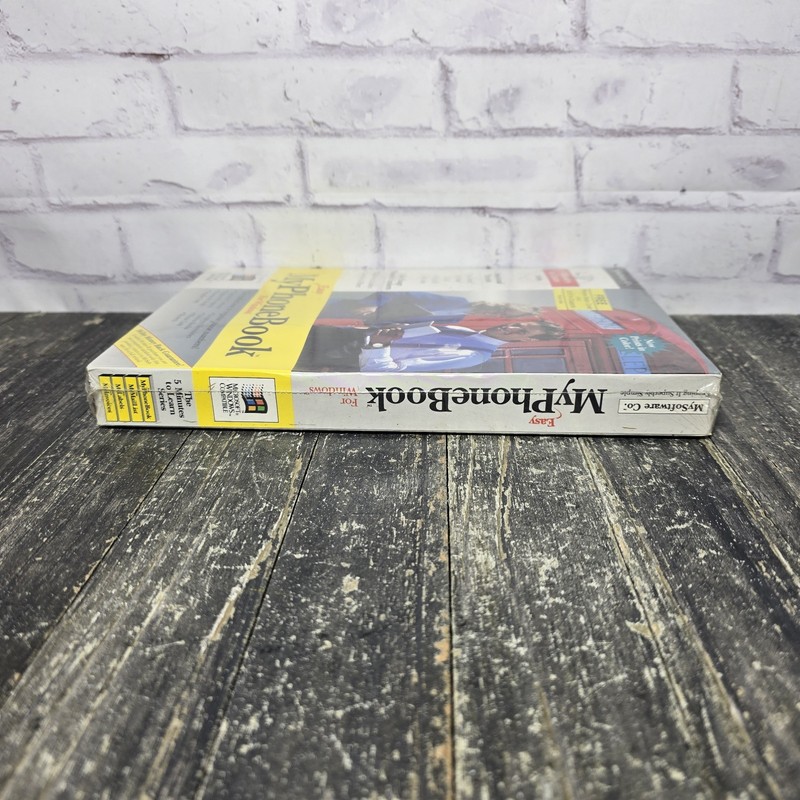 NEW My Phone Book for Windows Vintage 1994 My Software Co. Floppy Disk gallery