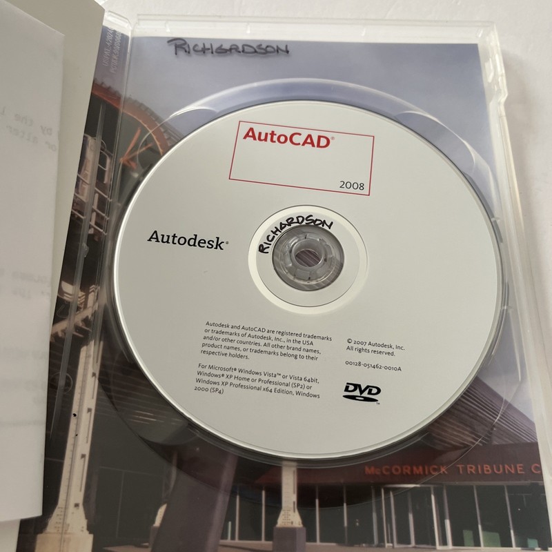 Autodesk AutoCAD Student Version 2008 With Serial Number Computer Software gallery