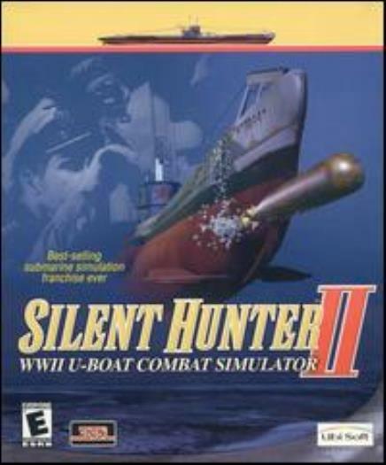 Silent Hunter II 2 PC CD submarine U-boat underwater ocean war combat WWII game!