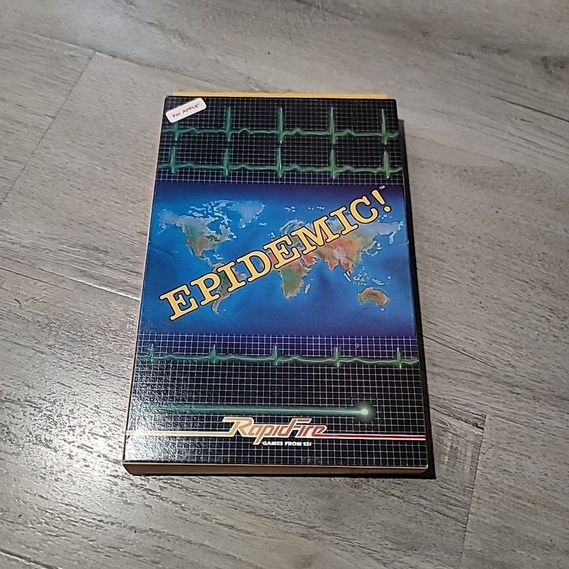 Rare Vintage Epidemic! 1982 Apple II 5.25" Floppy Complete