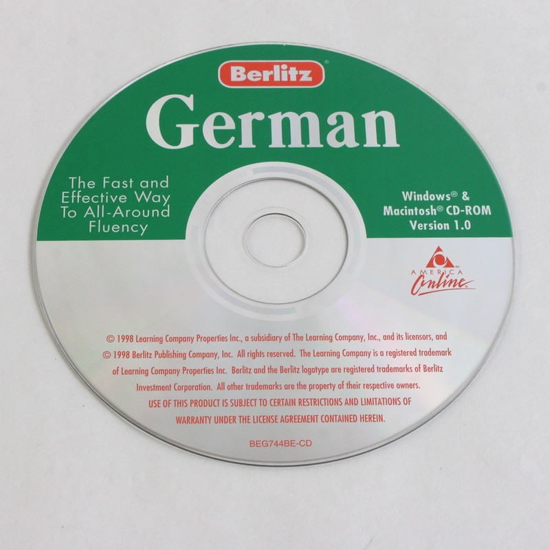 Berlitz CD-ROM German The Fast & Effective Way to All-Around Fluency 1998 gallery