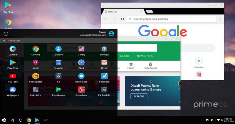 PrimeOS Android for Laptops/PCs bootable and installable flash drive gallery
