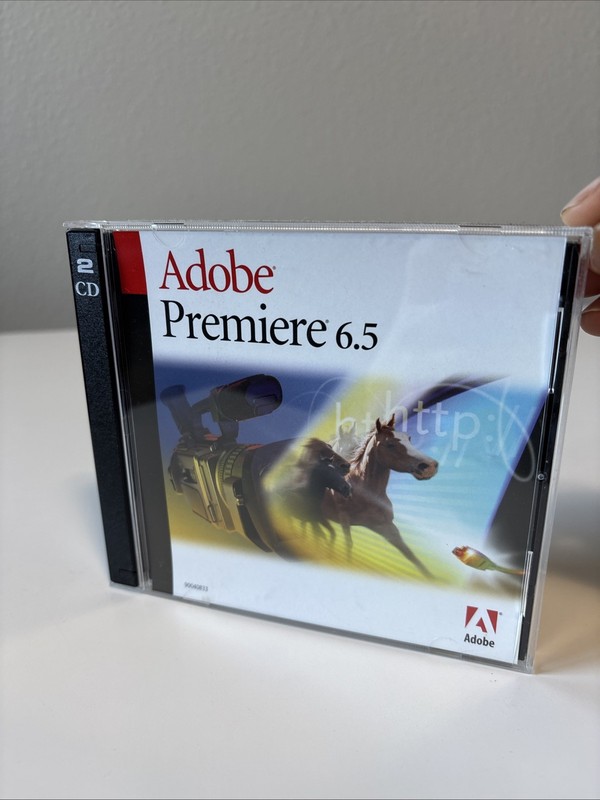 Adobe Premiere 6.5 CD w/ Serial Number +SmartSound Quicktracks Macintosh