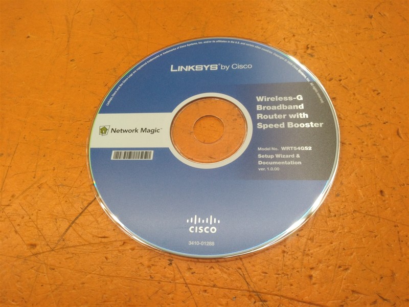 ⭐️⭐️⭐️⭐️ Cisco Linksys WRT54GS2 Wireless-G Broadband Router Software Ver 1.0.00