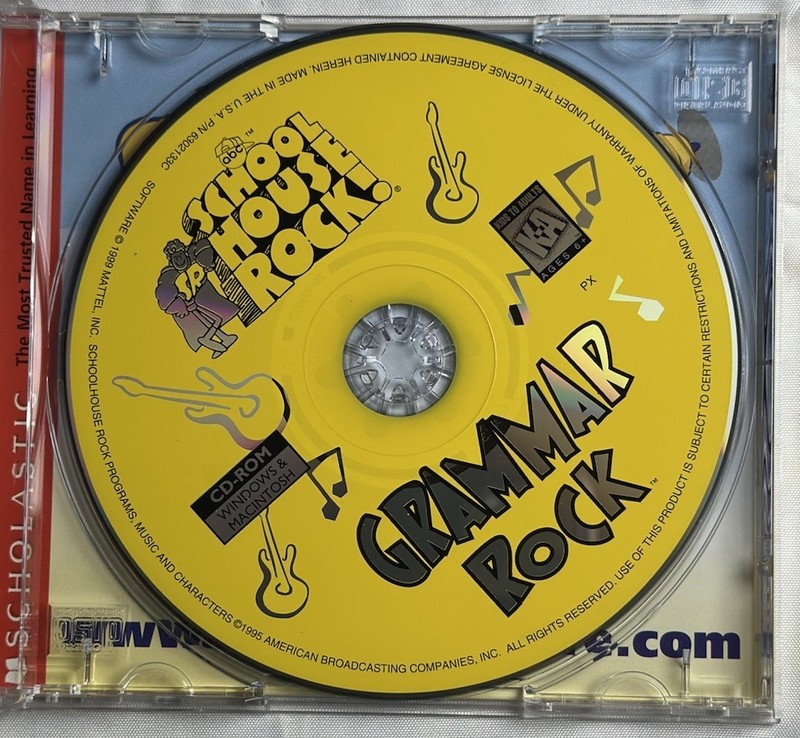 School House Rock: Grammar Rock | Educational CD-ROM | User Guide Included gallery