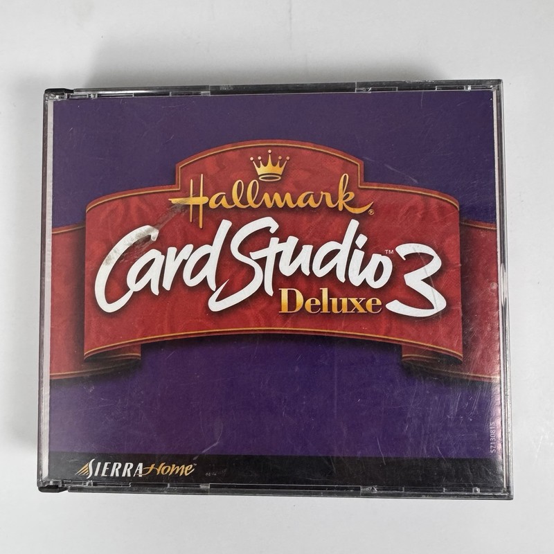 Hallmark Card Studio 3 Deluxe Sierra Home 2001 Windows