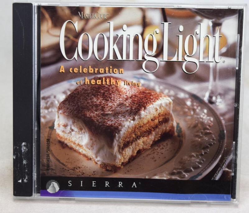 Sierra Master Cook Cooking Light A Celebration of Healthy Living CD-ROM