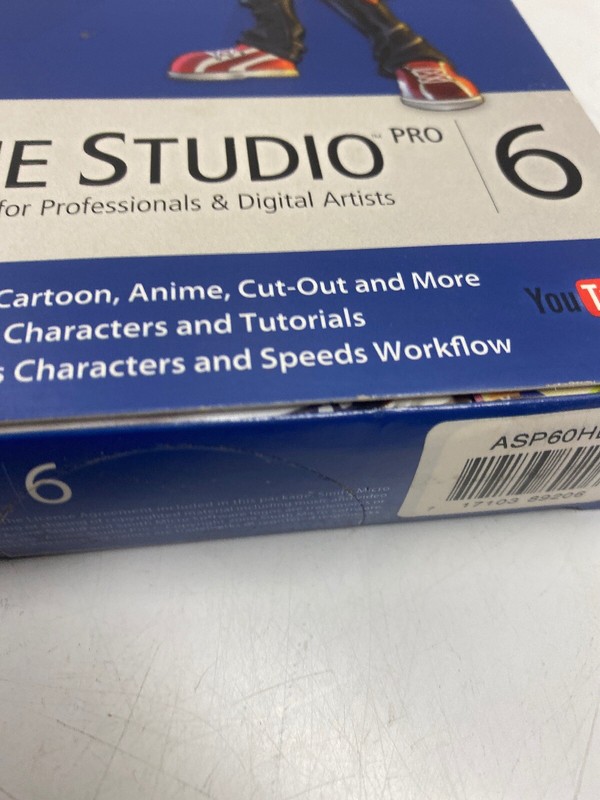 Anime Studio 6 Pro MAC CD design cartoons animations 3D models tools SEALED BOX gallery