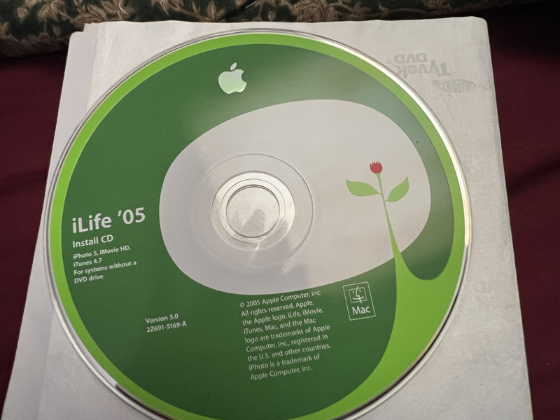 Apple Macintosh iLife ’05 Install DVD Version 5.0