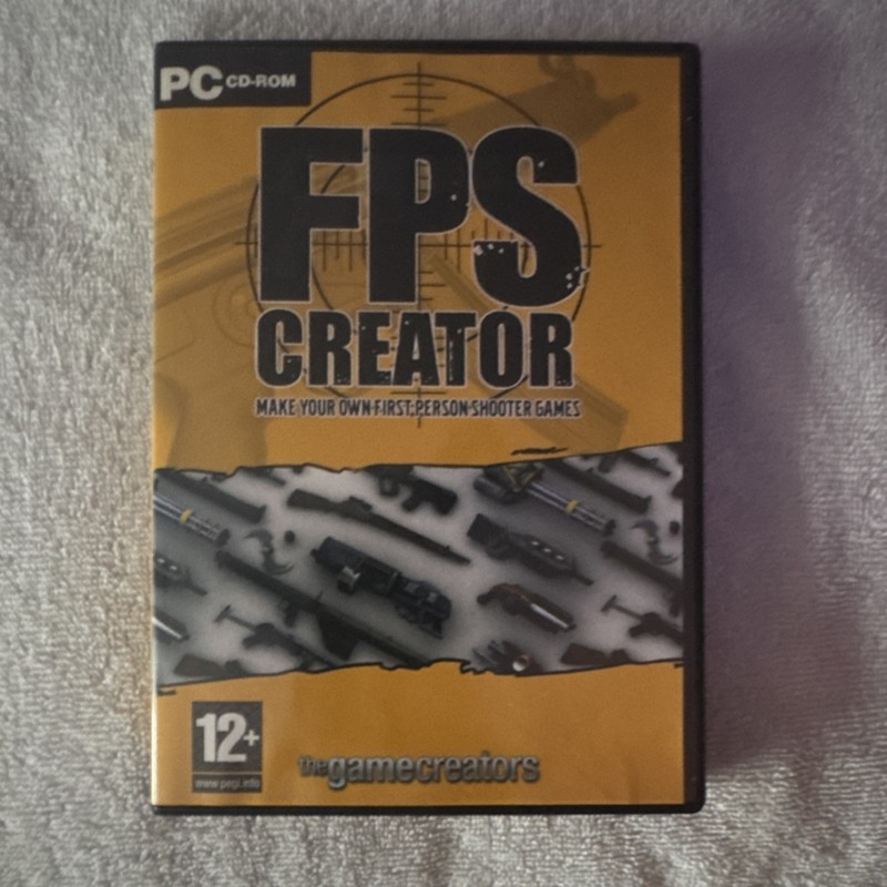 The Game Creators FPS Creator PC CD-ROM Game Development Software Windows