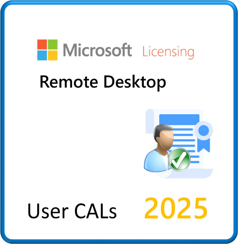 Windows Server 2025 Remote Desktop CALs – Client Access License (User or Dev)