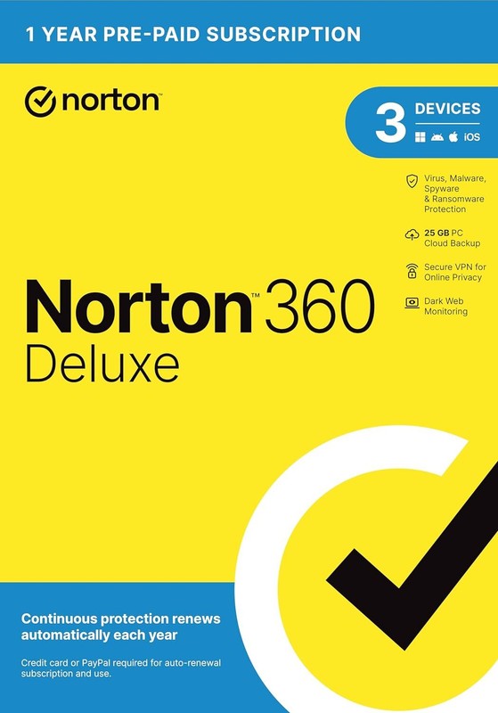 360 Deluxe 2024, Software Antivirus Para 3 Dispositivos Con Renovacion Autom…