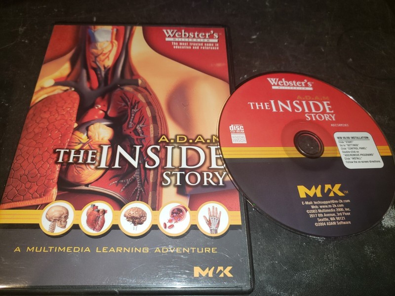 A.D.A.M. The Inside Story Win 95/98 Webster’s Millineum