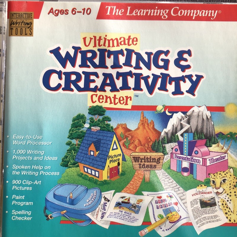 Ultimate Writing and Creativity Center Ages 6-10 The Learning Company CD-Rom