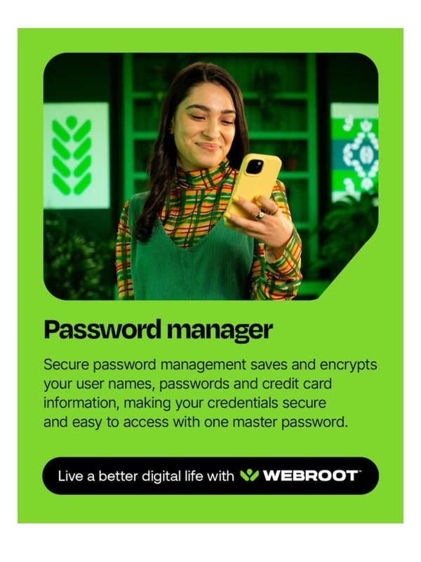 Webroot Antivirus Protection (3 Devices) (1 Year Subscription) [Digital] gallery