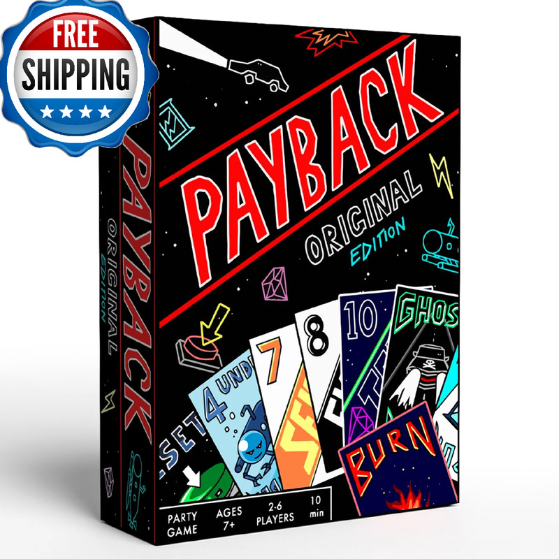 PAYBACK Original Edition – Fun Family Card Games with Betrayal, Strategy & Chaos