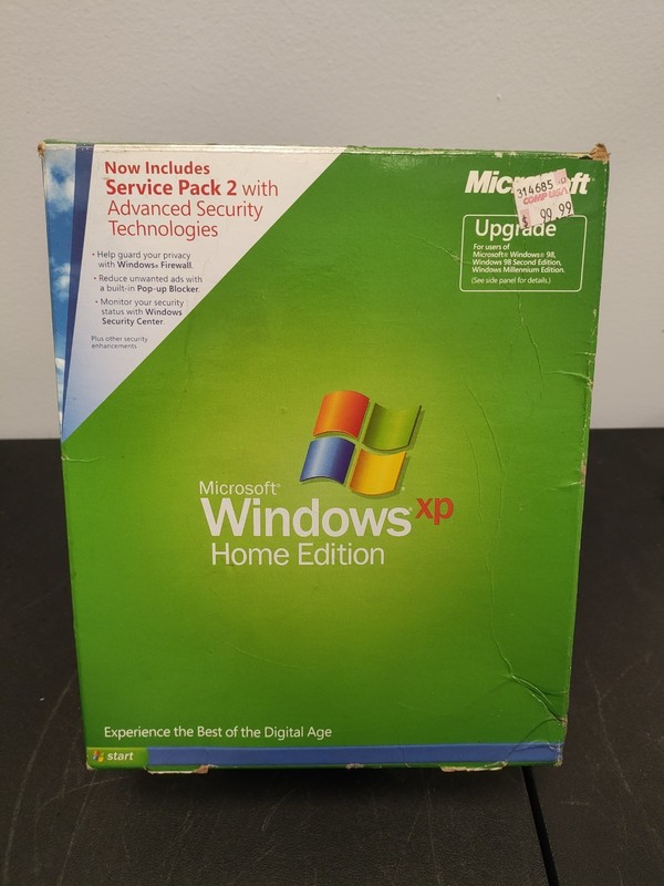 Microsoft Windows XP Home Edition Upgrade with SP2 Retail With Product Key