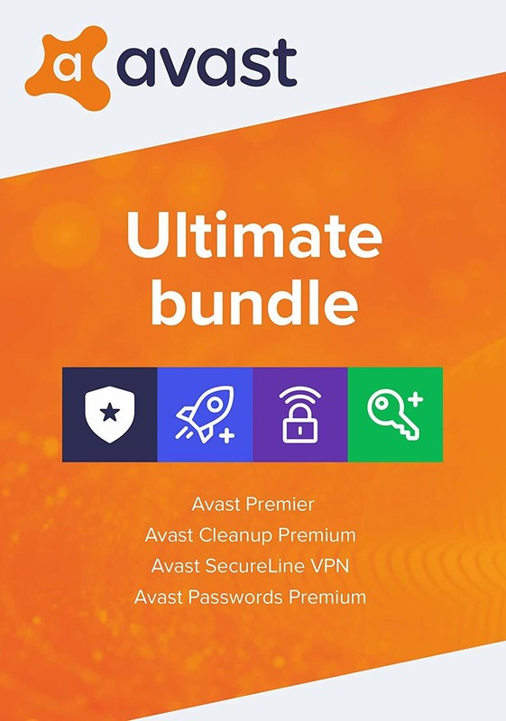 AVAST Ultimate 2024 1 PC 2 Jahre | Vollversion/Upgrade Antivirus 2025 DE avast!