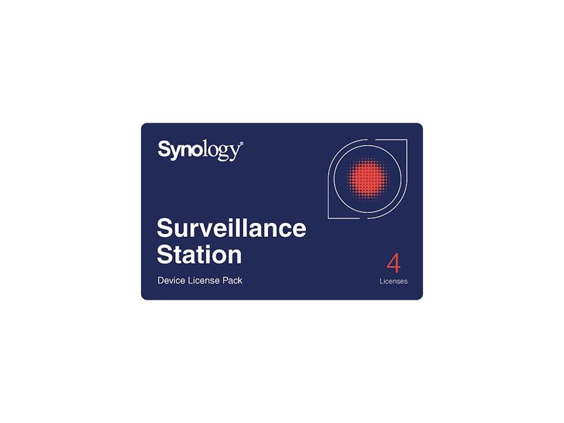 Synology CLP4 Camera License Pack – 1 code to connect up to 4 IP cameras