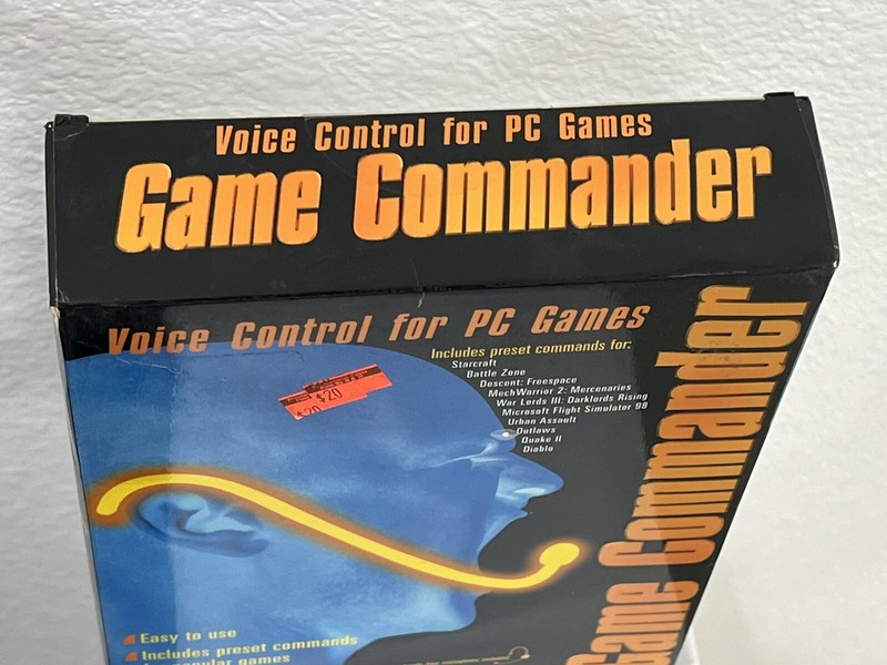 BRAND NEW FACTORY SEALED Game Commander Voice Control For PC Games Vintage RARE gallery