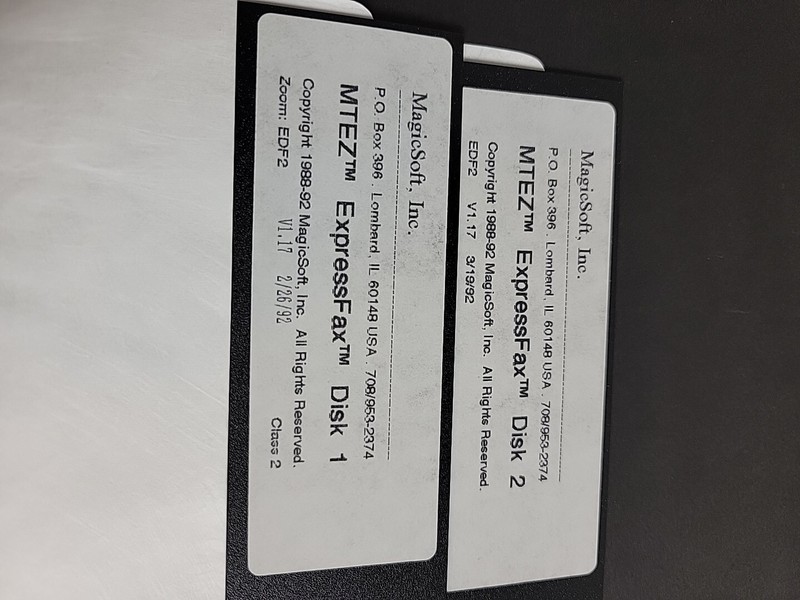 MagicSoft Inc MTEZ Express Fax - 5.25 Floppy Media gallery