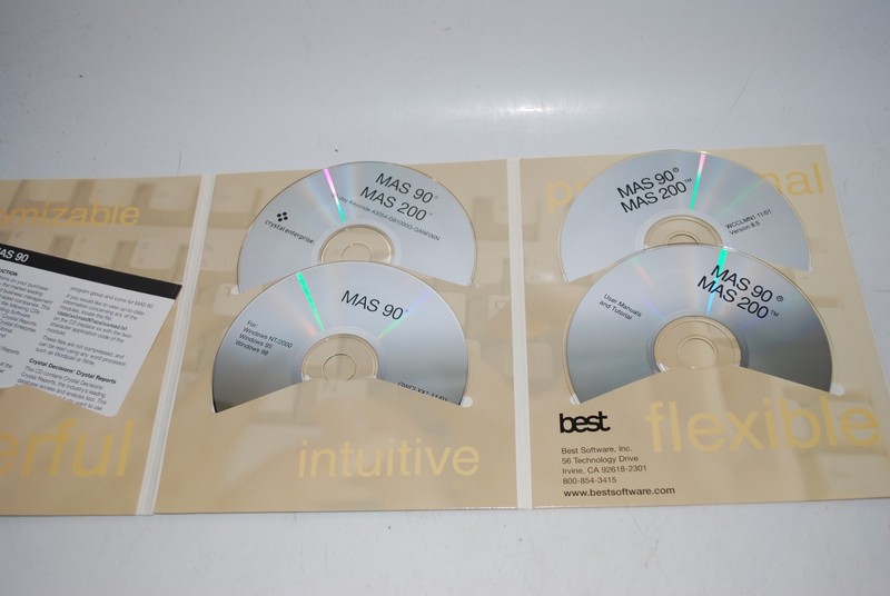Sage Best MAS 90 / MAS 200 – Customer Upgrade 3.61 – Used – Software CD gallery