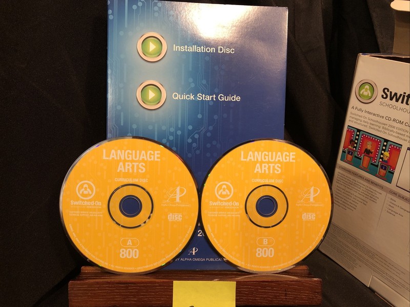 Switched on Schoolhouse 8th grade LANGUAGE 800 Curriculum SOS with Install! gallery