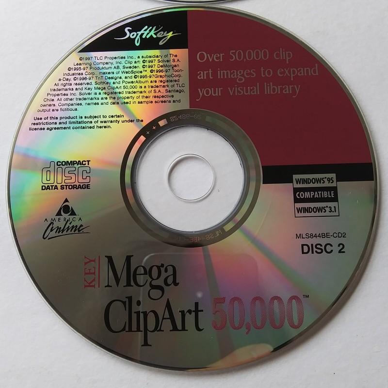 Clip Art Images 50,000 Disks 1 & 2 for Windows 95/3.1 – Expand Visual Library gallery