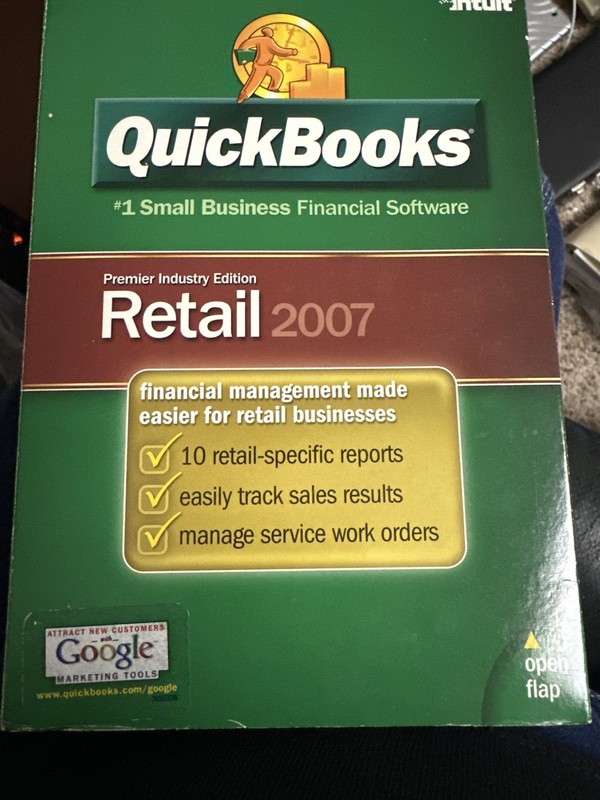 QuickBooks Premier Retail 2007 – Complete w/Original CD & License Legacy Version