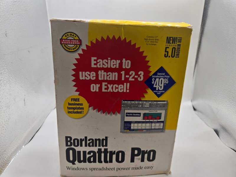 Borland Quattro Pro version 5.0
