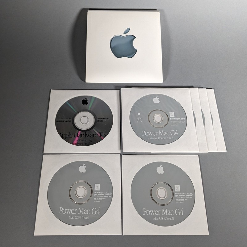 Power Mac G4 • Print & CDs • OS 9.2.1 & 10.1 • Complete • Vintage • Mint gallery