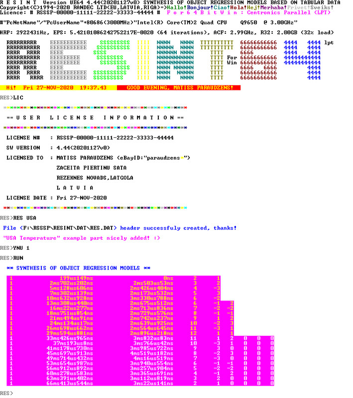 RSSSP RESINT UE32/64 Multi-Factor Non-Linear Regression,Binary Math,Enc.+LPTkey gallery