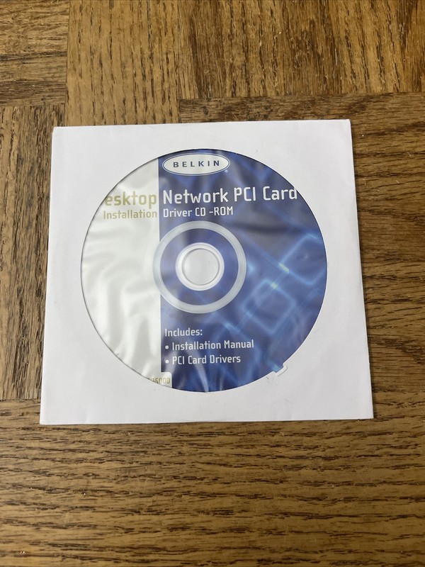 Belkin Desktop Network PCI PC Software