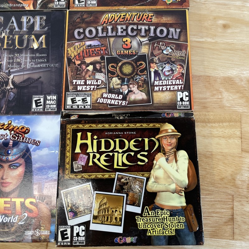 LOT OF 7 PC Games: Various Adventure Titles gallery
