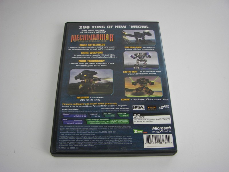 Clan Mech Pak for Mechwarrior 4 Vengeance (Clan Pak Only) gallery