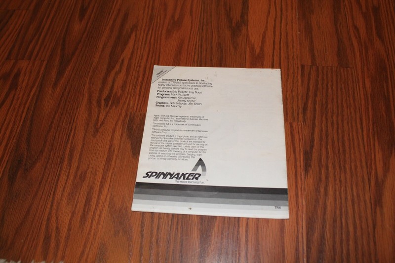 Trains Commodore 64 C64 Manual -No game gallery