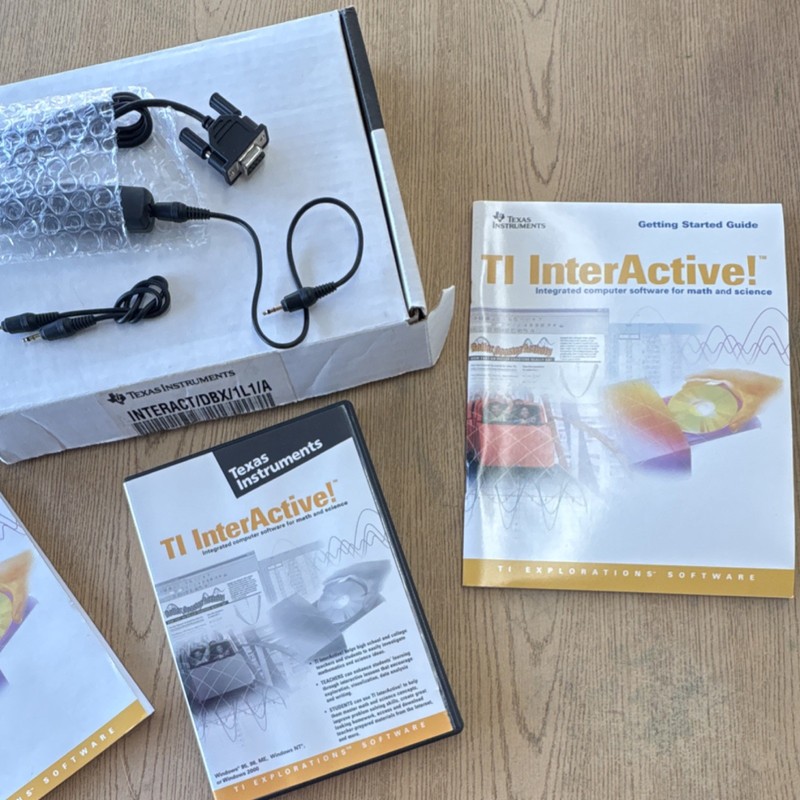 Texas Instruments TI InterActive! Math & Science Software CD Windows INTERACT/D… gallery