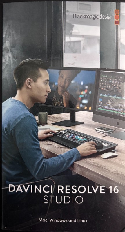 Blackmagic Design DaVinci Resolve Studio, New Activation Card and license