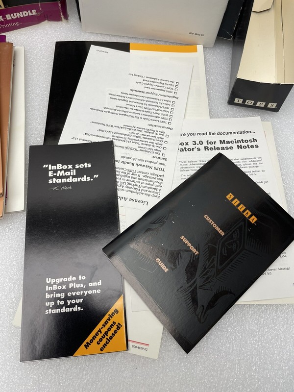 VINTAGE SITKA MACTOPS NETWORK BUNDLE FILE SHARING SOFTWARE V 3.0 COMPLETE ROUGH gallery
