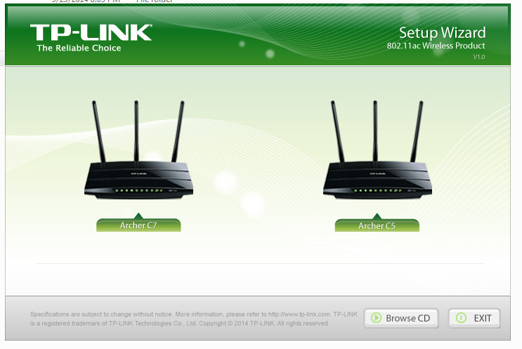 TP-LINK Resource CD for Archer C5 AC1200 & Archer C7 AC1750 Wireless Router gallery