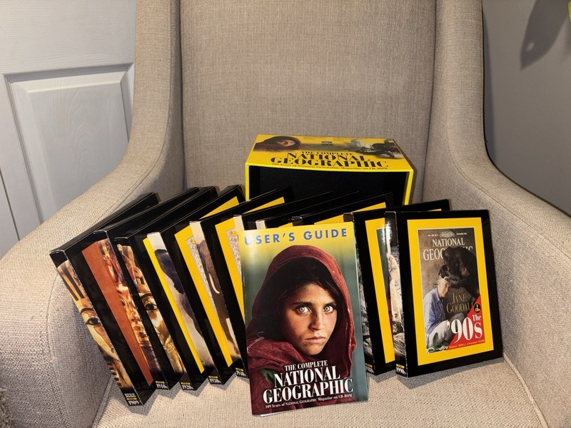 The Complete National Geographic - 109 Years Magazine on CD-ROM in 10 box SET. gallery