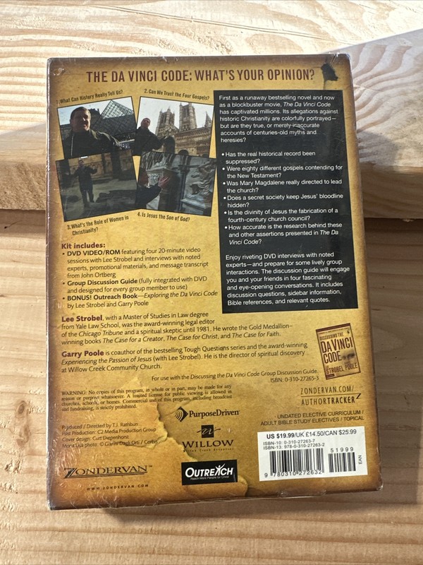 Discussing the Da Vinci Code Curriculum Kit (DVD-ROM/Discussion Guide/Book) NEW gallery