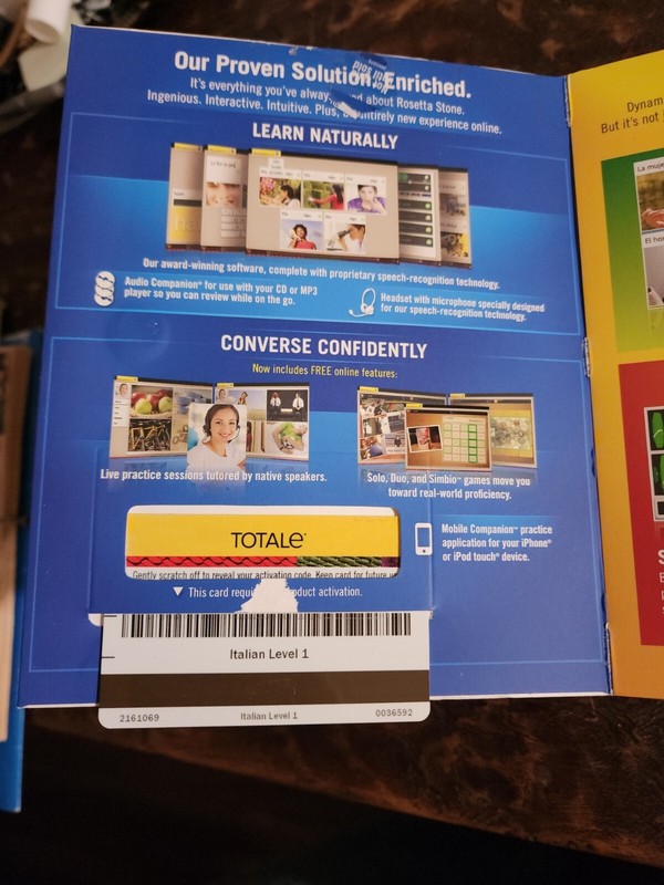 Rosetta Stone Italian Level 1 2012 gallery