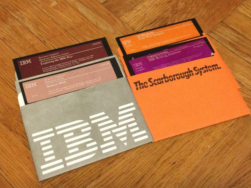 IBM PC Jr. Tandy 1000 MS-DOS Software - lots of titles! retro vintage computer gallery