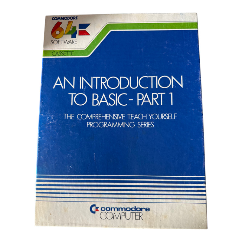 Commodore 64 Software An Introduction to BASIC – Part 1 Cassette