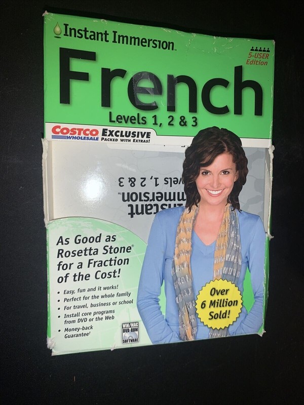 Instant Immersion Language Software French Levels 1 - 5 User edition S46 gallery