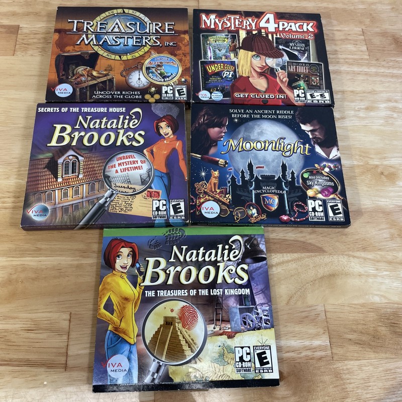 LOT OF 5 PC Games: Viva Media
