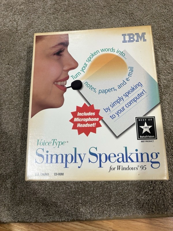 VoiceType Simply Speaking CD Box Set