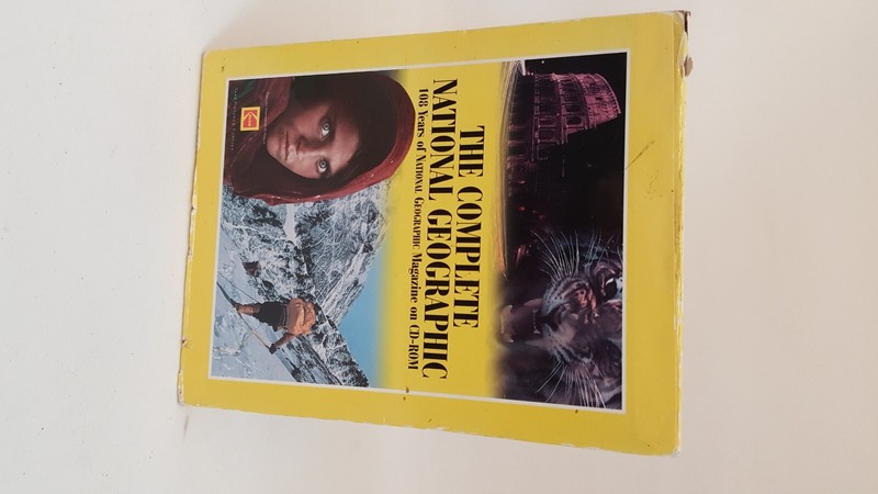 108 years National Geographic + reference CD set CD Rom all here + map +guide gallery